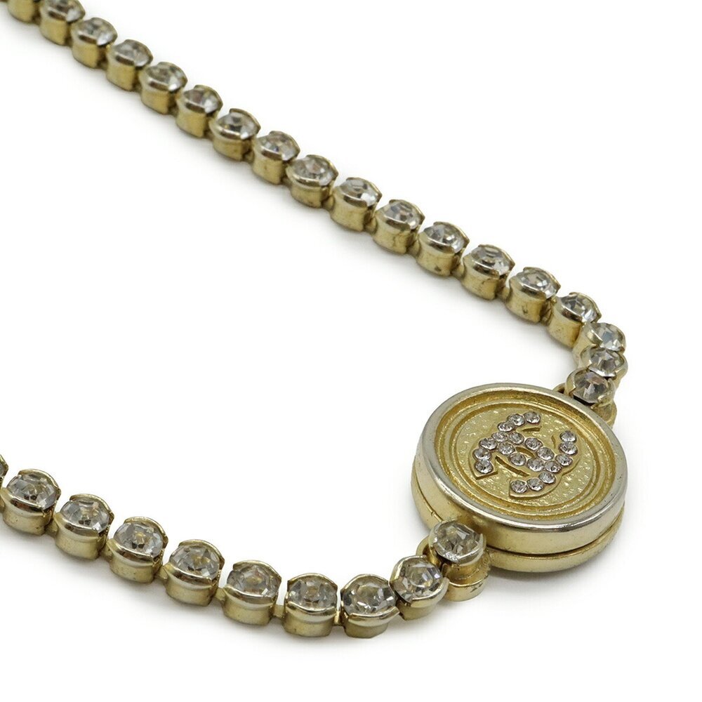 CHANEL Authentic Gold Logo Necklace - Picture 5 of 9